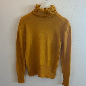 Golden Turtleneck Sweater